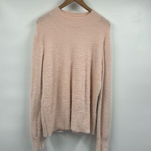 Society 212 Pastel Pink Eyelash Super Soft Sweater XL